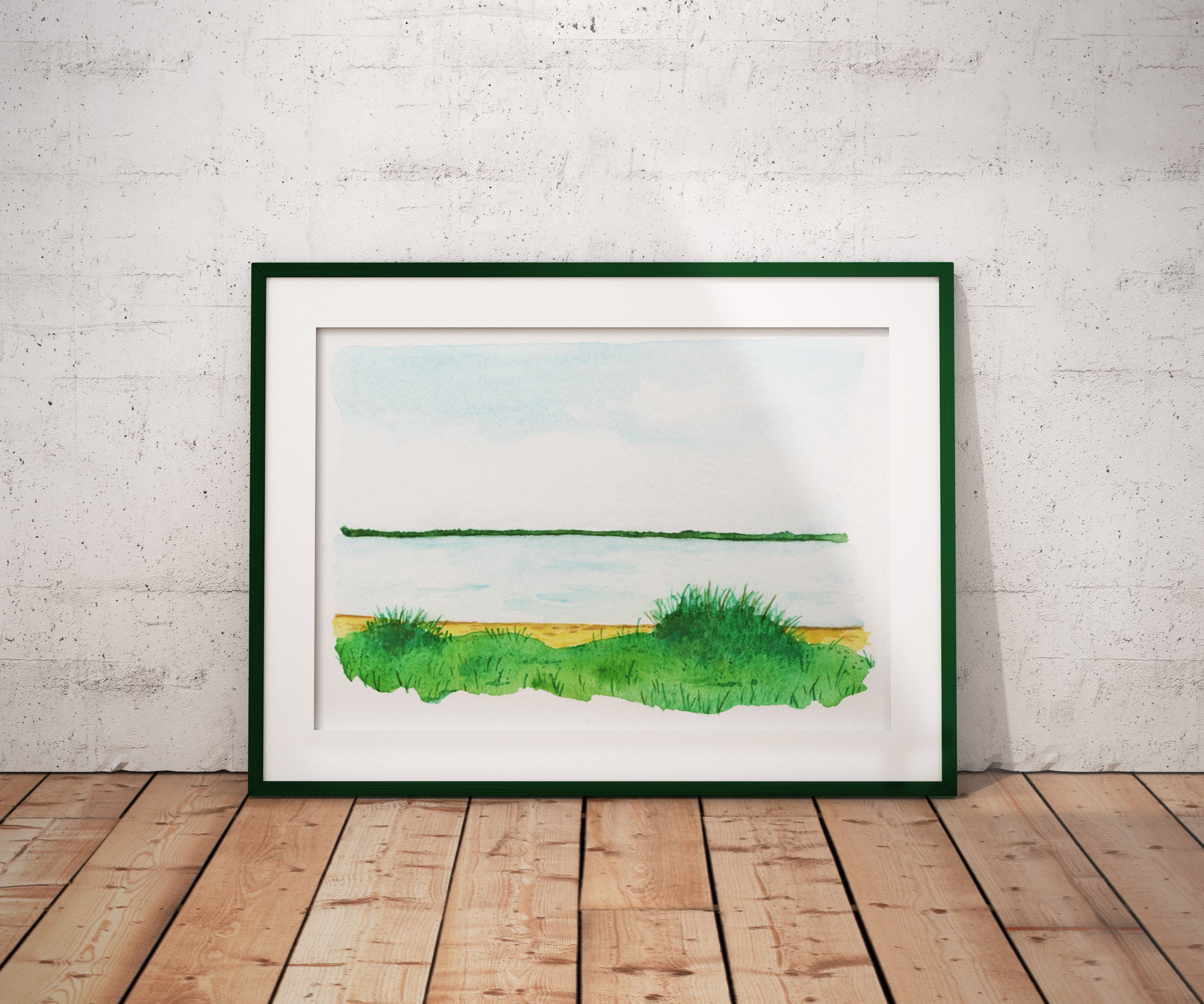 Lake View 1, 2, 3 - Landscape - Art - A4/A3 – yveskervoelen